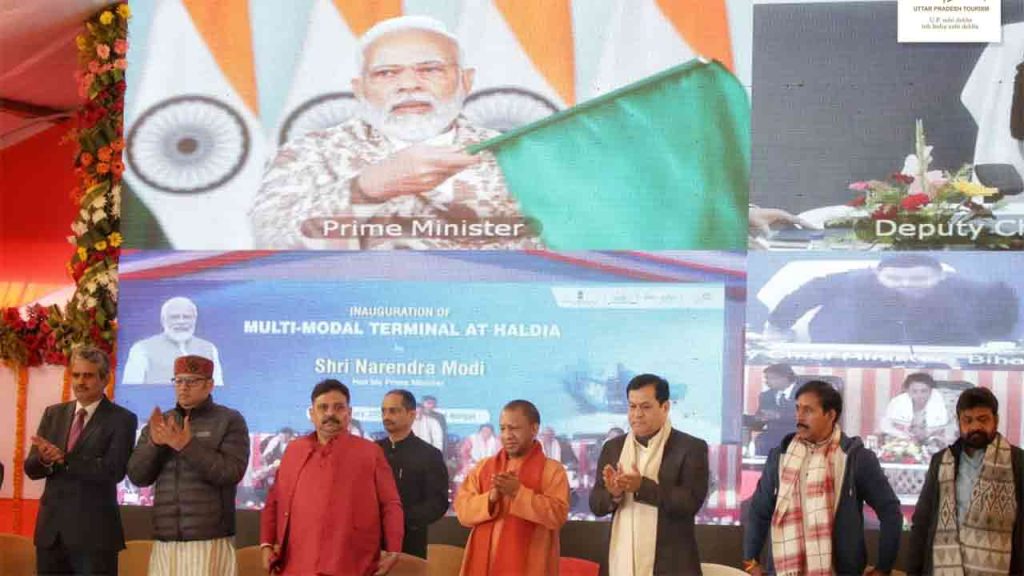 PM Narendra modi launched ganga vilas and tent house from varanasi